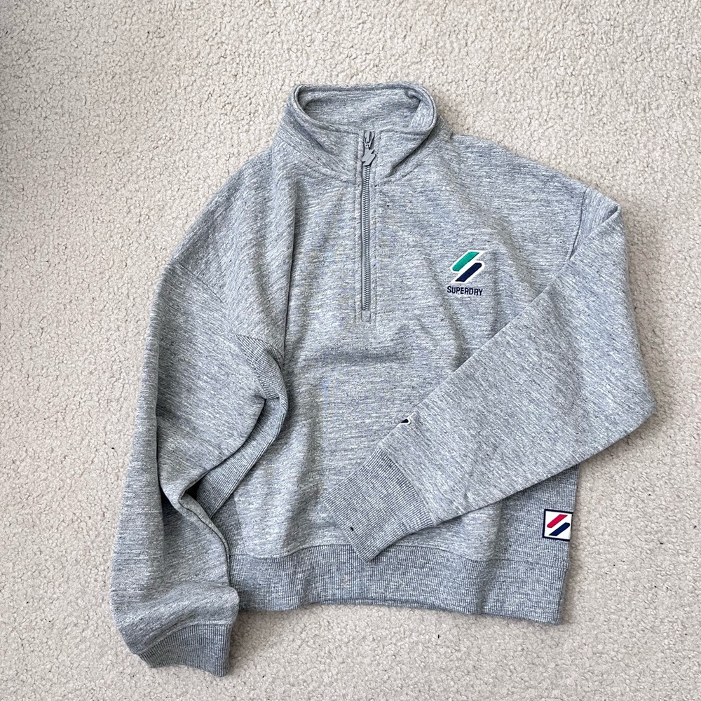 Superdry Sportstyle Essential 1/4 Zip Top NWT